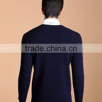 Winter Machine Knitting Wool Yarn for V-neck Men Pullover Knitting Wool ,high Quality Knitting Wool Yarn Men Pullover Sweater photo-6