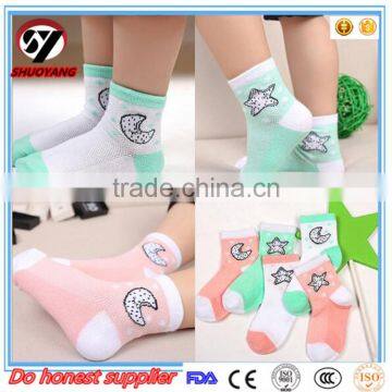 2017 Shuoyang Manufacturer Customized Anti-bacterial Breathable 100%Cotton Private Label Brand Design Eco Kids Cartoon Tube Sock photo-6
