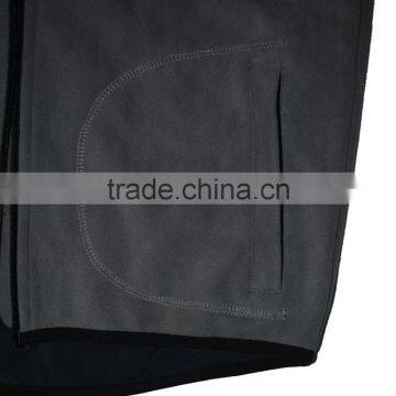 Polar Fleece Professional Manufacturer ! Men's Sleeveless Cheap Fleece Jacket 100%polyeter Polar Fleece 180g Compounded Jersey