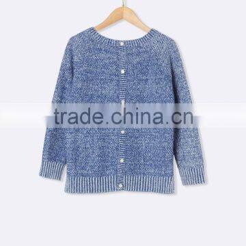 High Quality Girl's Patterned Knit and Openwork Sweater (BKNB32) photo-2