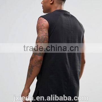 OEM Wholesale Men Stylish Zip Pocket Sleeveless Sweatshirt photo-4