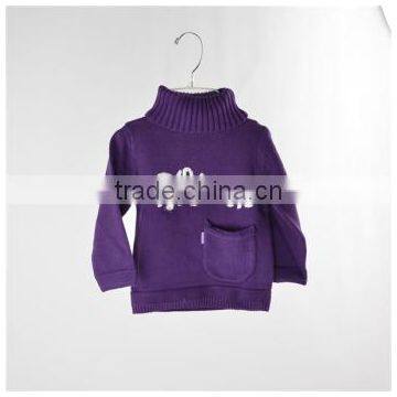 Children's turtleneck long sleeve pullover