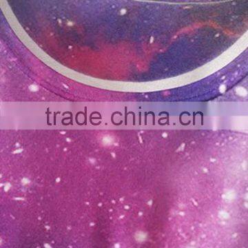 Custom Polyester Tshirt, Galaxy t Shirt Bulk Sale in China photo-3