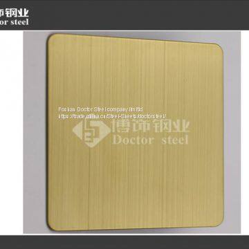 AISI 304 HL Surface Stainless Steel Sheet/plate,golden Stainless Steel Plate photo-4