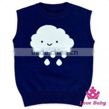 2016 New Arrival Baby Boys Girls Tops Autumn & Winter Warm Sweater Vest Lovely Pink Sweater Vest photo-3