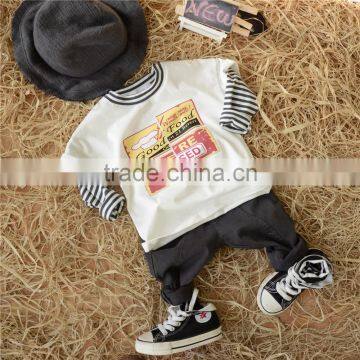 S16435A Spring New Boys Sweatshirt Fashion Childrens Sweatshirts