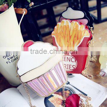 S16231A High Quality Cartoon Design Fashion Kids Leather Messenger Bag photo-5