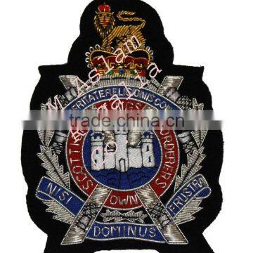 Hand Embroidery KOSB Badge