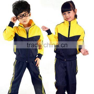 custom cheap unisex cute uniform clothes sport kids school uniforms