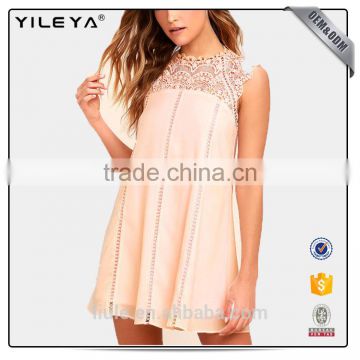 Latest European Women New Fashion Lace Dress High Quality Lady Dress Dress For Women