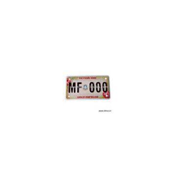 Sell St. Maarten Motorcycle License Plate