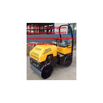 2T double drum full hydraulic vibratory road roller