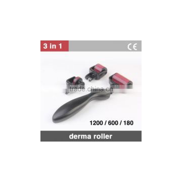 Newest anti-hair removal smart equipment 3 in 1 derma roller