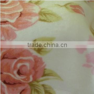 Printed Coral Fleece fabric