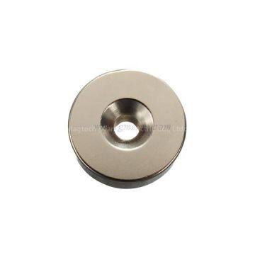 Neodymium Magnets with Tapered Countersunk Hole