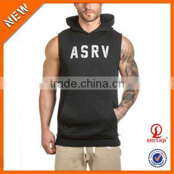 wholesale 100 cotton tank top ,sublimation tank top ,sports bodybuilding hoodies H-961