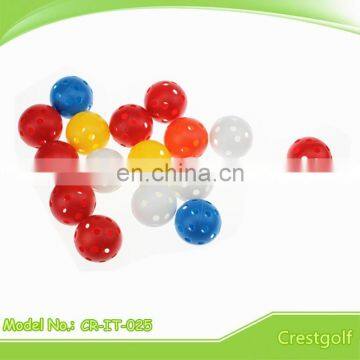 Plastic Golf Ball 42mm Colorful Practice Balls