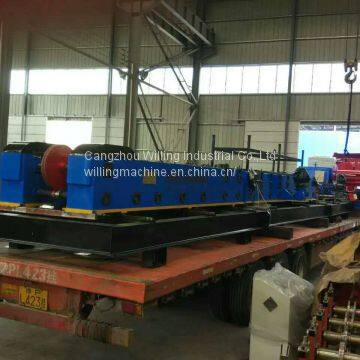 High Standard Hot Selling Galvanized Trapezoidal Roof Sheet Roll Forming Machine photo-4