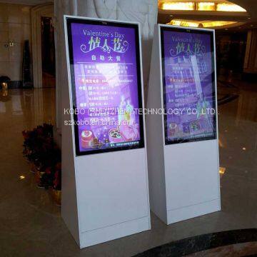 2017 New Style 65 Inch Floor Stand Digital Screens LCD Media Display For Indoor Advertising