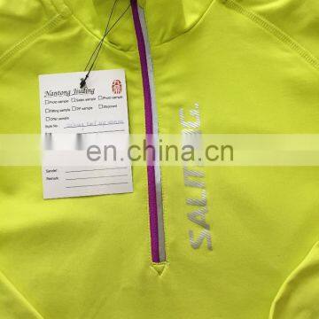 Online Shopping Women Custom New Fashion High Quality Long Sleeve Reflective Safety Sports Running Shirt photo-3