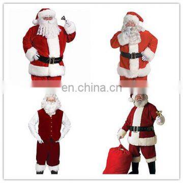 HI CE 2017 Merry Christmas Santa red suit for adults