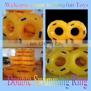 Double rings floating water tube for summer