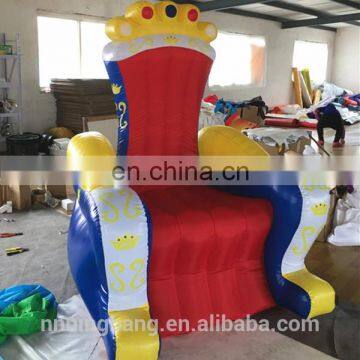 Hot Sale Best Quality King Throne Inflatable Chair for Kids photo-1