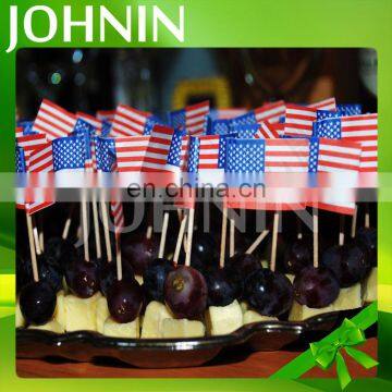 hot sell factory direct party decorations custom toothpick flag