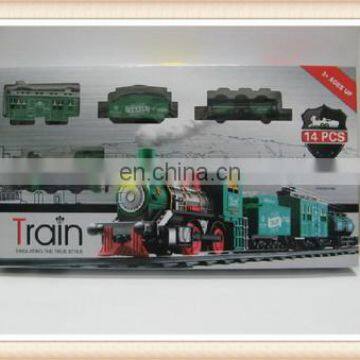 Hot sale kids toy train with smoke