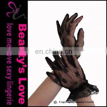 Beauty`s Love Hot Sale Sexy See Through Lace Women Gloves