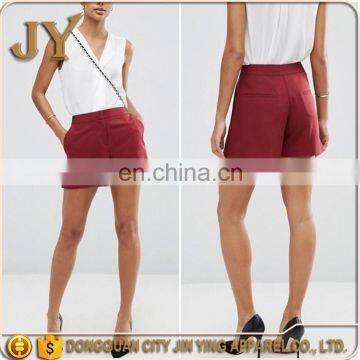 New Design A-line Shorts Wine Shorts for Women Side Pockets Hot Shorts For Summer