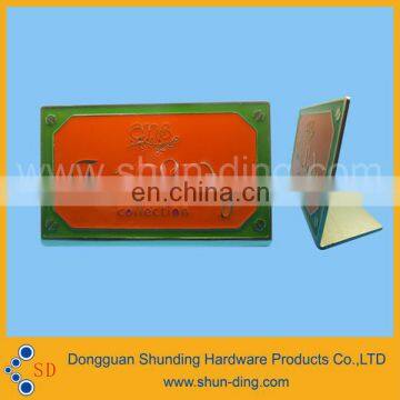 Colorful Soild Standing Viable Metallic Logo Nameplate photo-4