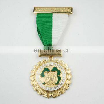 Custom Military Award Enamel Colors Medal Medallions Ribbons