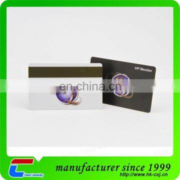 Blank Plastic Passive RFID Hotel Key Card with Magnetic Chip