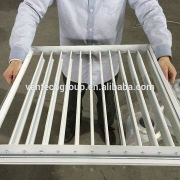 Hvac Ventilation System Aluminum Stationary Louver Gravity Shutter