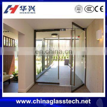 Size customized 6mm+12A+6mm glass soundproof insulating glass pivot doors