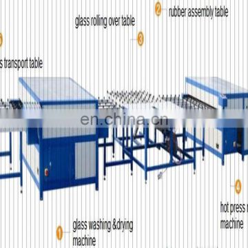 Warm edge double glass hot press machine