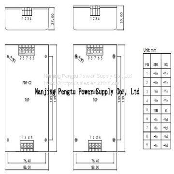 PDB-C2/C4 Series High Performance 48VDC to 24VDC Power Supply Converter photo-2