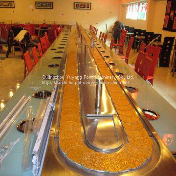 Conveyor Belt Sushi Four Seasons Hot Pot Restaurant Conveyor Belt System