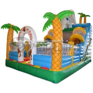 Good price super inflatable bouncer slide inflatable bounce and slide