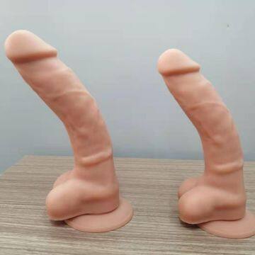 Liquid Silicone Dildo - Lifelike Huge Dong - Strong Suction Cup - Realistic and Extremely Soft Adult Toy - 100% Waterproof Big Size Adult Sex Toy photo-3