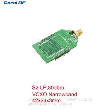 S2-LP Narrowband PA RF Moudule , 30DBM ,868Mhz,915Mhz, VCXO, SPI, High Quality photo-2