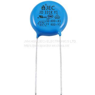 331K 400V  china capacitor   new safety capacitors   capacitor types   y1 safety capacitor For Sale