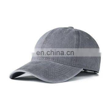 Amazon High-quality 100% Cotton Pure Color Cap Hat for Sports