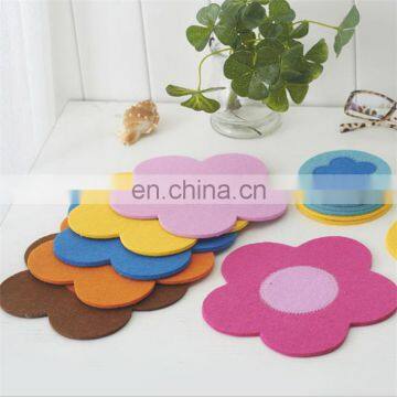 China factory Felt Set of 8 Felt Drink Coaster wool felt mat