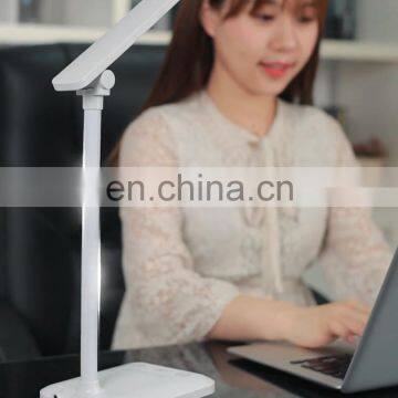 Best selling led eye-caring  desk lamp dimming timer folding  light touch sensor switch Table lamp