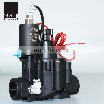 normal open NO plastic solenoid valve 1" flow control in-line DN25