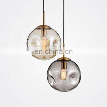 Modern Decorative Smoke Bubble Glass Ball Hanging Lamp Chandelier Pendant Light photo-6