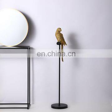 parrot statue animal shape resin decoration tall hotel home decorations for restaurant office