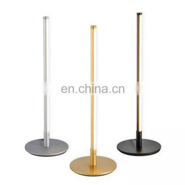 Modern Creative Design Decoration Aluminum Tube Linear LED Table Lamp Colorful Bedside Night Light With Remote Control photo-2